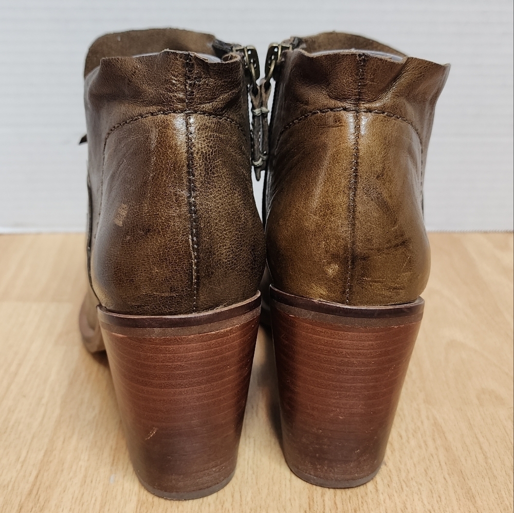 Kelsi Dagger Brooklyn Watchman Ankle Green Boots women's size 8 - Picture 6 of 16